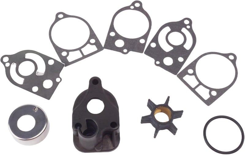 SeaSierra Boat Marine 77177A3 Water Pump Impeller Kit for Mercury 30 35 40 45 50 60 70 HP 2 Stroke Outboards Replacement 46-77177A3 Sierra 18-3324 - Image 3